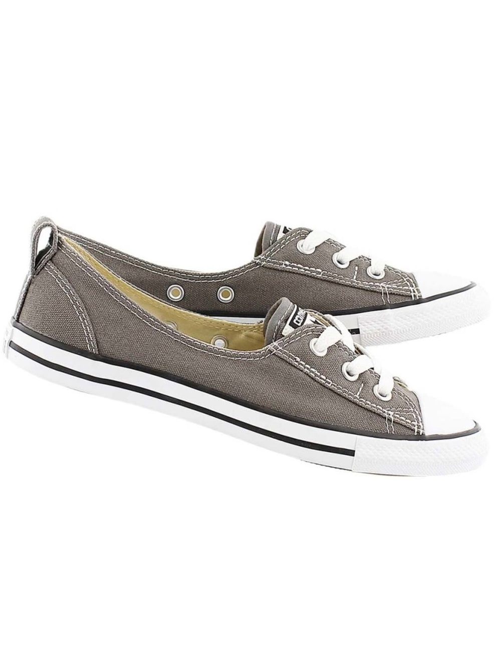 Converse| Charcoal Grey Chuck Taylor All Star Ballet Lace Slip-on Sneakers Sz 9